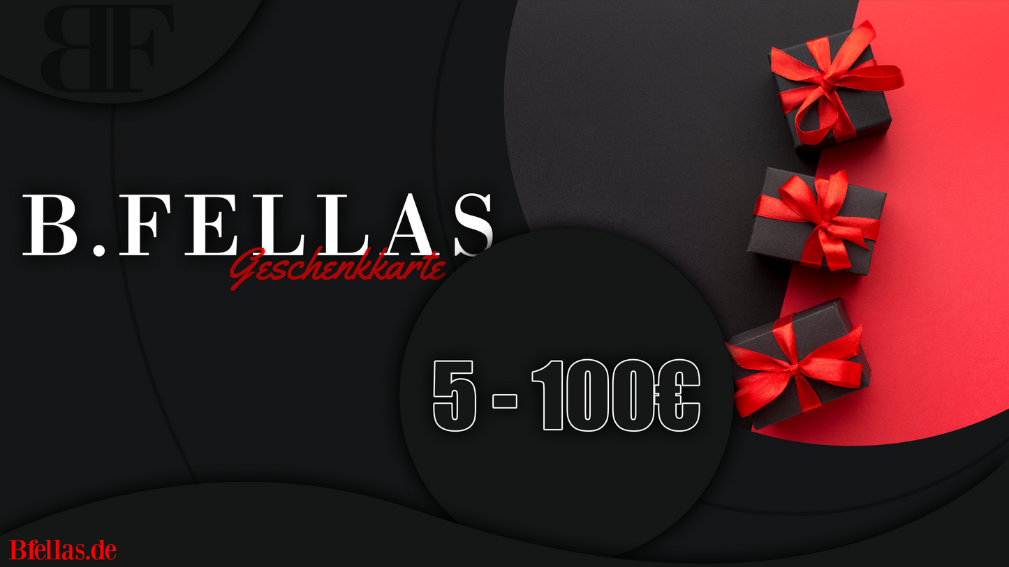 B.Fellas Geschenkgutschein
